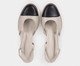 Sapatilha Boneca Couro Bicolor Off-White, black | WestwingNow