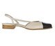Sapatilha Boneca Couro Bicolor Off-White, black | WestwingNow