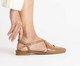 Sapatilha Matilde Couro Caramelo, beige | WestwingNow