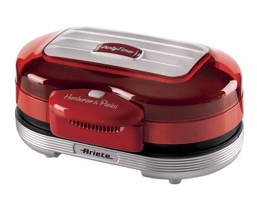 Grill Burguer Retrô Ariete Party Time, Vermelho | WestwingNow