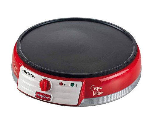 Máquina para Crepe Retrô Ariete Party Time, Vermelho | WestwingNow