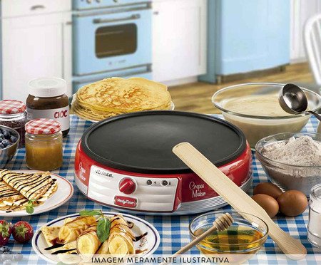 Máquina para Crepe Retrô Ariete Party Time | Westwing