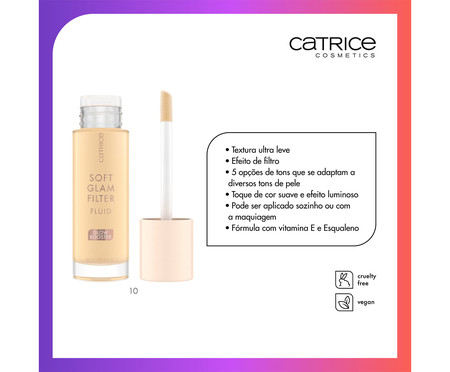 Base ultra leve Catrice Soft Glam Filter 010 Fair - Light | Westwing