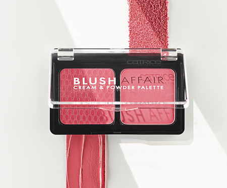 Paleta de Blush creme e pó Catrice Blush Affair 010 Stunning Strawberry | Westwing