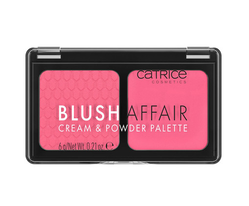 Paleta de Blush creme e pó Catrice Blush Affair 020 Pleasing Pink, pink | WestwingNow