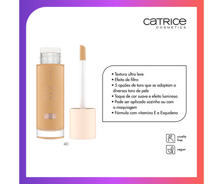 Base ultra leve Catrice Soft Glam Filter 040 Medium Tan | Westwing