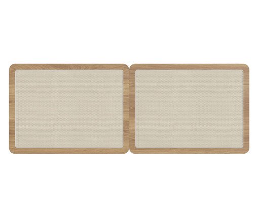 Cabeceira Tela Oslo Hanover, brown,multicolor | WestwingNow