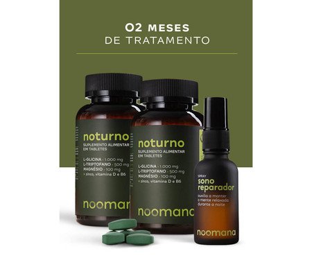 Dois Meses Rotina Básica Acordo Na Madrugada - Spray Sono Reparador + 2 Suplementos Noturno | Westwing