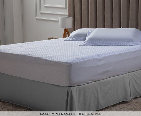 Saia Box para Cama Essencialle Cinza | Westwing