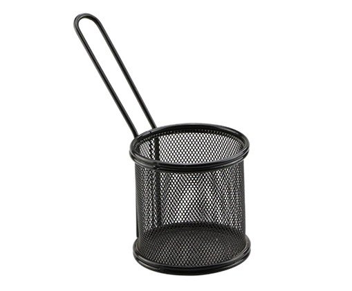 Cesta para Alimentos em Inox Aegnor Preta, Preto | WestwingNow