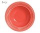 Jogo de Pratos Fundos Poppy Coral, Vermelho | WestwingNow