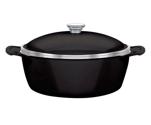 Caçarola em Inox Lyon Preta, Preto | WestwingNow