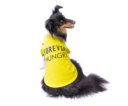 Camiseta para Cachorro Starving - Amarela | WestwingNow