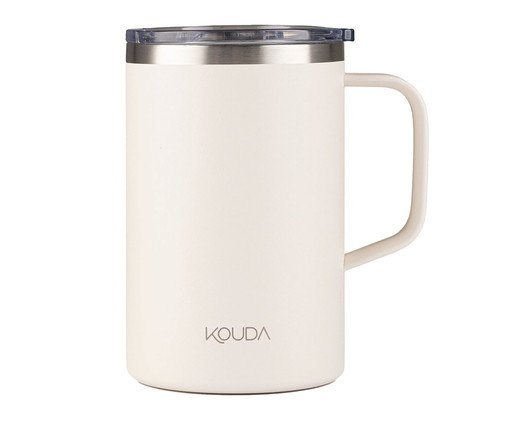 Caneca Térmica Kouda Helga Off White, Off White | WestwingNow