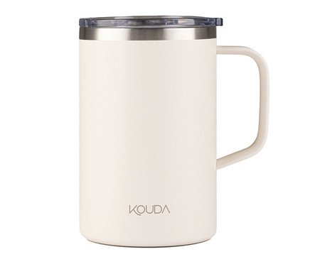 Caneca Térmica Kouda Helga Off White | Westwing