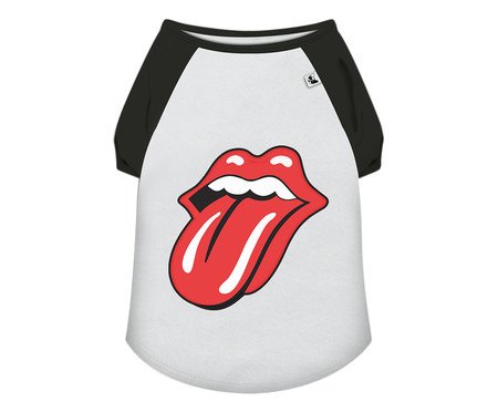 Camiseta para Cachorro Tongue - Branca | WestwingNow