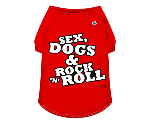 Camiseta para Cachorro Roll - Vermelha, Vermelho | WestwingNow