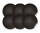 Jogo de Pratos Raso Lunar Preto, Preto | WestwingNow