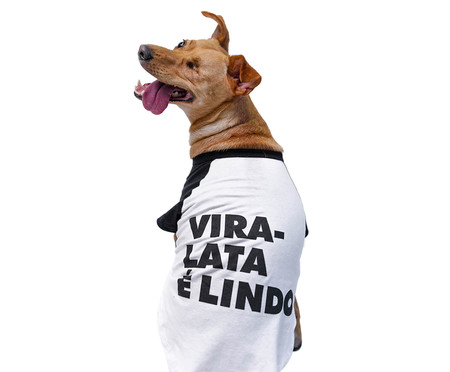 Camiseta para Cachorro Mutt - Branca