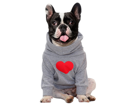 Moletom para Cachorro Heart - Cinza | WestwingNow