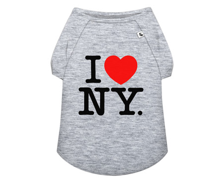 Camiseta para Cachorro NY - Cinza | WestwingNow
