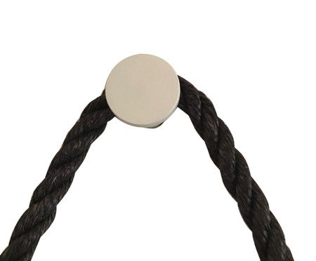 Espelho Adnet Rope Branco e Preto | Westwing