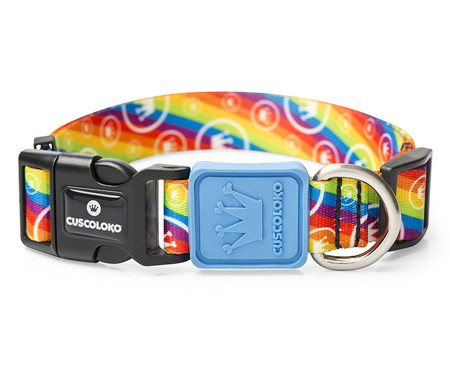 Coleira para Cachorro Rainbow - Colorido | WestwingNow