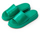 Flatform em Couro Tulipa Verde, Verde | WestwingNow