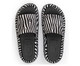 Flatform em Couro Tulipa Zebra, Preto | WestwingNow