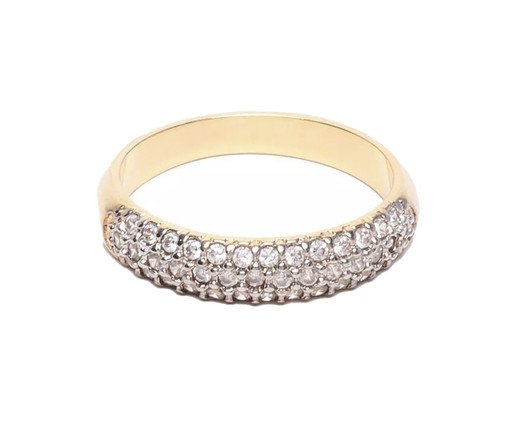 Anel Aparador De Aliança Venice Banhado à Ouro 18k, multicolor | WestwingNow