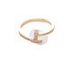 Anel Prego Cravejado Estilo Cartier Banhado à Ouro 18K, multicolor | WestwingNow