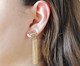 Brinco Franja com Base de Asa Vazada Banhado à Ouro 18K, multicolor | WestwingNow