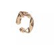 Brinco Piercing Fake M Argola Amassada Juliette Banhado à Ouro 18K, multicolor | WestwingNow