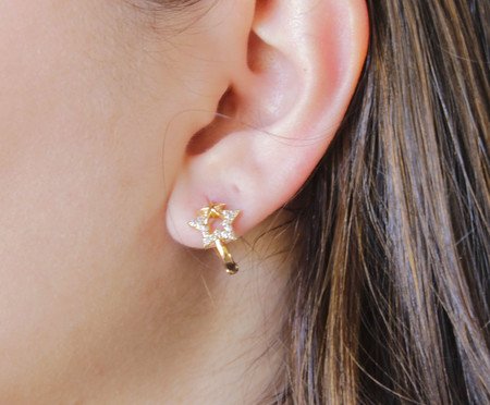 Brinco Argola EstrelaBanhado à Ouro 18K | Westwing