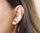Brinco Pequena Lua Banhado à Ouro 18K, multicolor | WestwingNow
