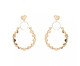 Brinco Redondo Grande Banhado à Ouro 18K, multicolor | WestwingNow