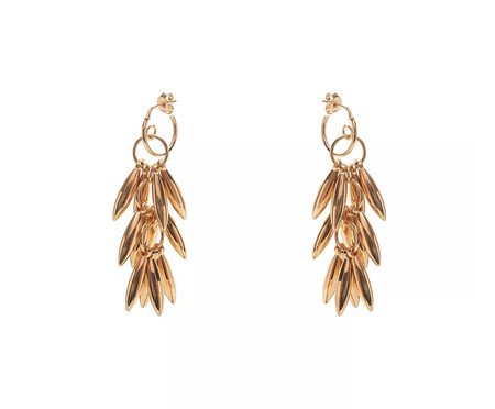 Brinco Cacho Dourado Banhado à Ouro 18K | Westwing