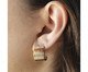 Brinco Ear Hook 7 Fios com Pontos de Luz Banhado à Ouro 18K, multicolor | WestwingNow