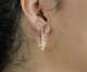 Brinco Riviera Rosa Banhado à Ouro 18K, multicolor | WestwingNow
