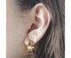 Brinco Meia Argola Média Banhado à Ouro 18K, multicolor | WestwingNow