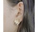 Brinco Flor Quatro Pétalas Banhado à Ouro 18K, multicolor | WestwingNow