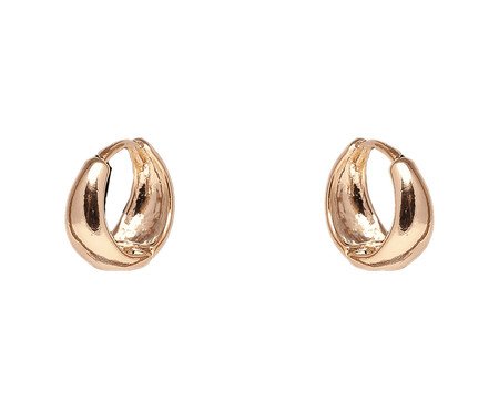 Brinco Trio Esfera com Dois Ponto de Luz Banhado à Ouro 18K | Westwing