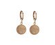Brinco Argolinha Medalha Amor Banhado à Ouro 18K, multicolor | WestwingNow
