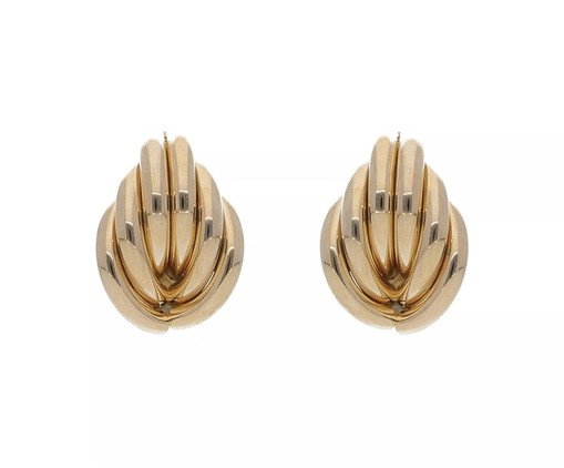 Brinco Sobreposição Dourado Oito Fios Banhado à Ouro 18K, multicolor | WestwingNow