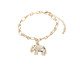 Pulseira Elefante Banhado à Ouro 18K, multicolor | WestwingNow