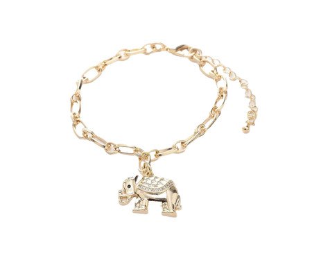 Pulseira Elefante Banhado à Ouro 18K | Westwing