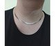 Choker Folhinhas Banho de Platina, multicolor | WestwingNow