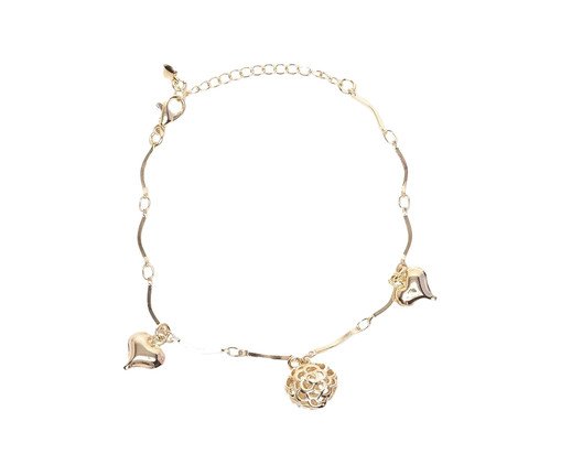 Pulseira Arcos Com Pingentes De Coração By Kumbayá Joias, multicolor | WestwingNow