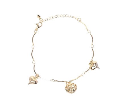 Pulseira Arcos Com Pingentes De Coração By Kumbayá Joias | Westwing