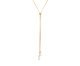 Colar Gravatinha Com Ponto de Luz Incolor Banhado à Ouro 18K, multicolor | WestwingNow